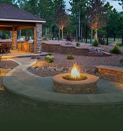 Outdoor Fire Pit Installation